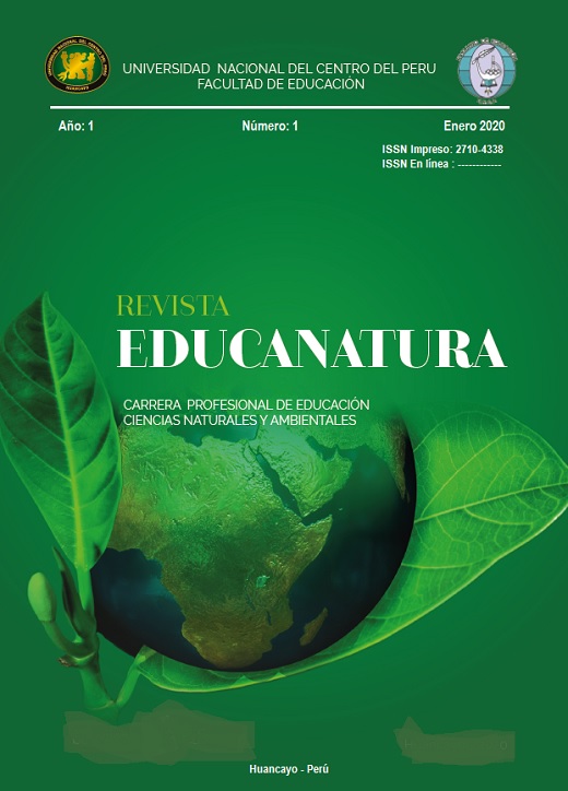 					Ver Vol. 1 Núm. 1 (2020): Educanatura
				